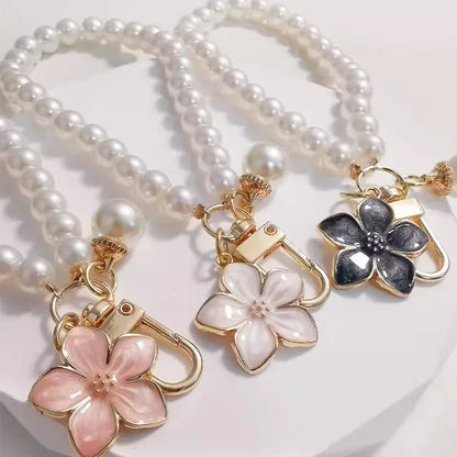 Vintage Flower Crystal Phone Strap &amp; Bag Ornament