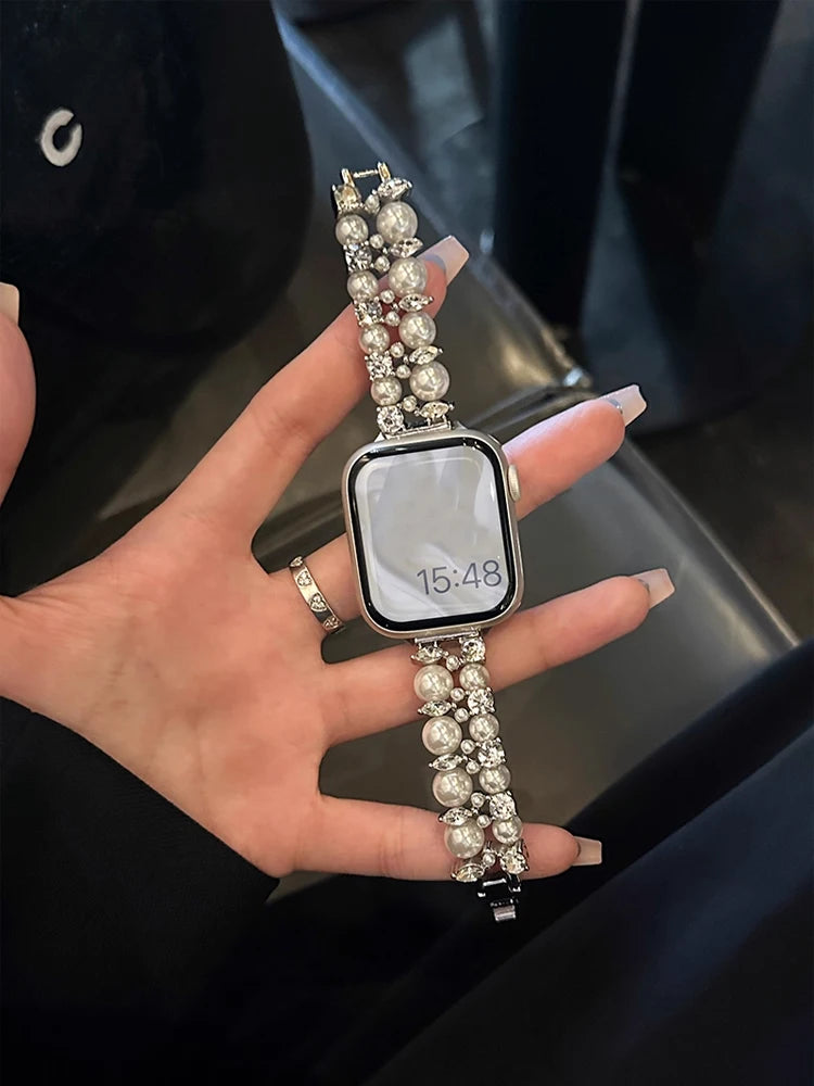 Luxury Diamond Band For Apple Watch  Strap For iWatch