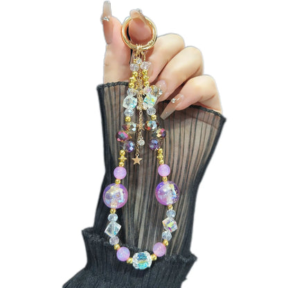 Light Luxury Crystal For Mobile Phone Chain Beaded
