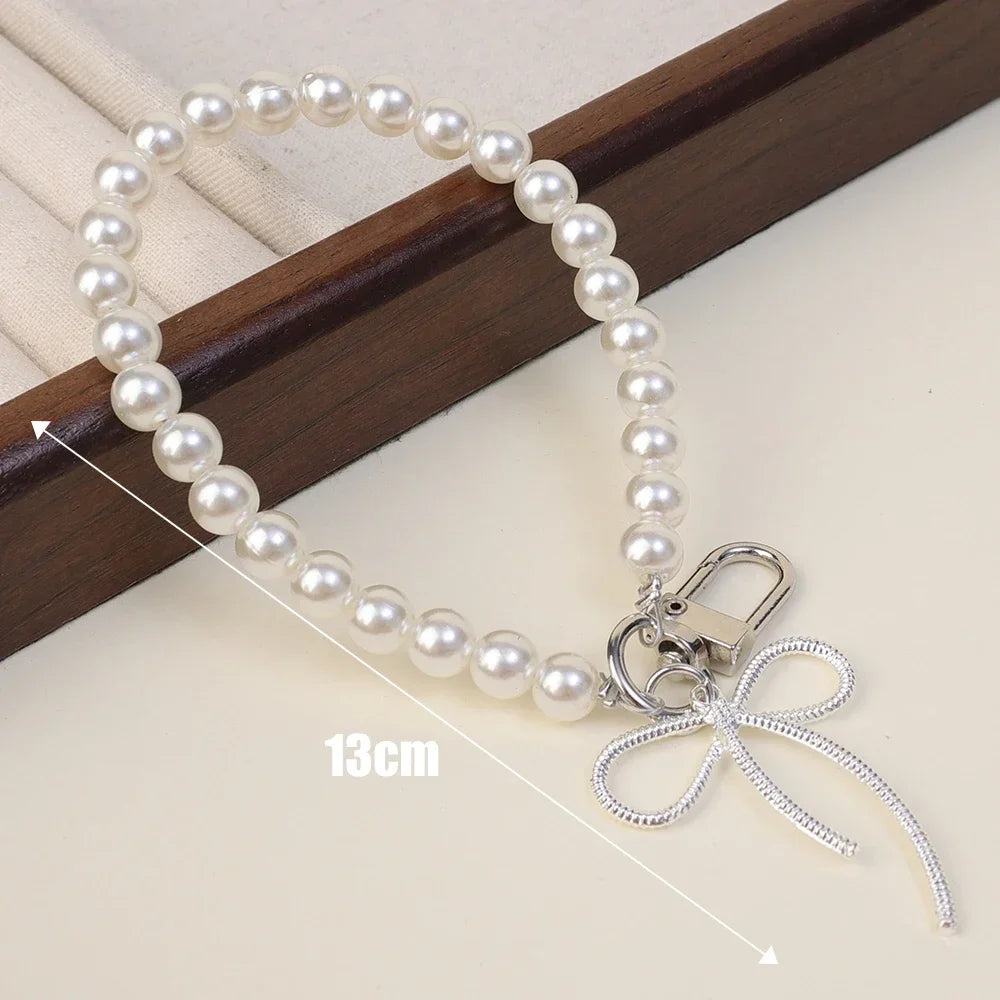 Vintage Flower Crystal Phone Strap &amp; Bag Ornament