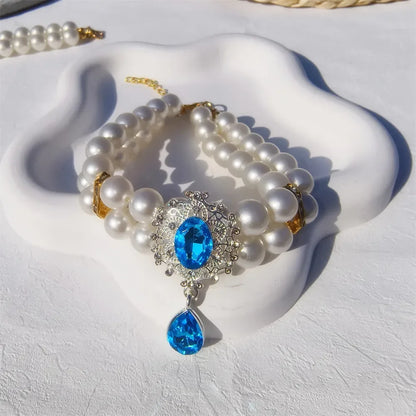 Pendant Wedding Costume Dog Cat Crystal Jewelry Accessories