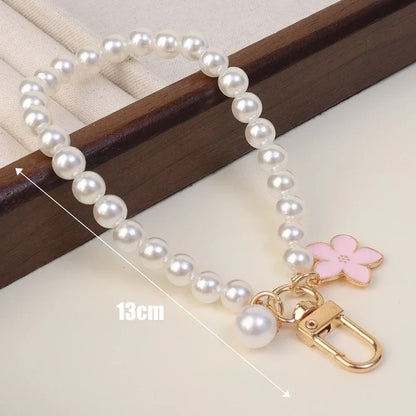 Vintage Flower Crystal Phone Strap &amp; Bag Ornament