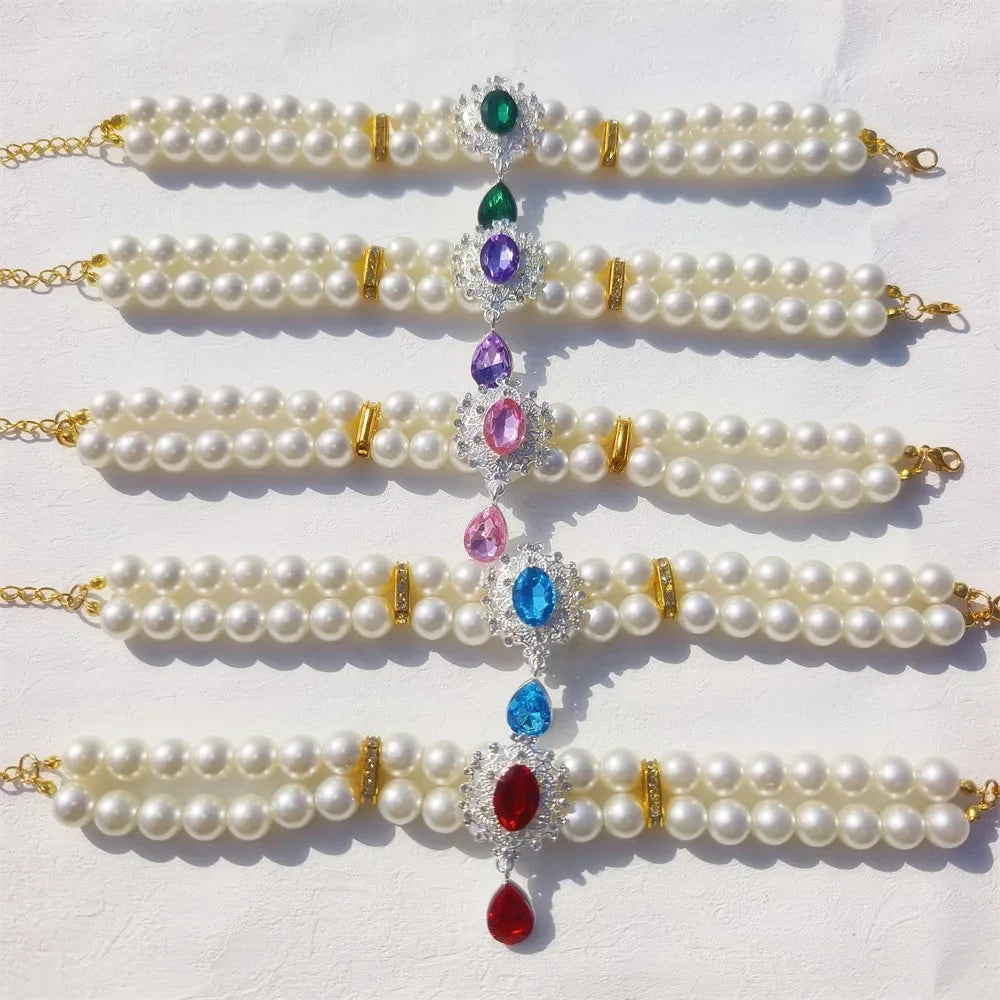 Pendant Wedding Costume Dog Cat Crystal Jewelry Accessories