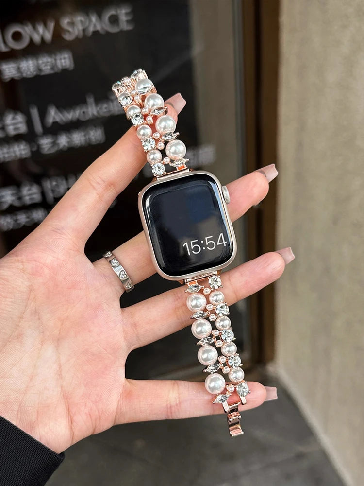 Luxury Diamond Band For Apple Watch  Strap For iWatch