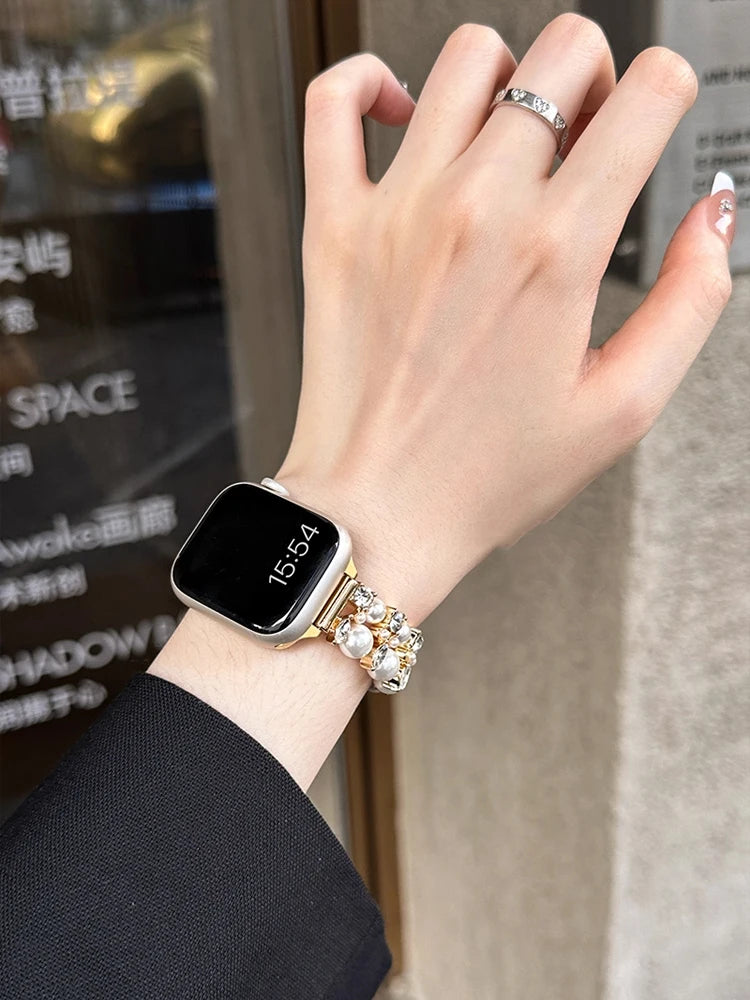 Luxury Diamond Band For Apple Watch  Strap For iWatch
