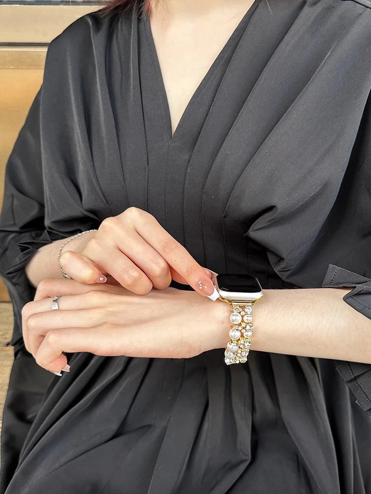 Luxury Diamond Band For Apple Watch  Strap For iWatch