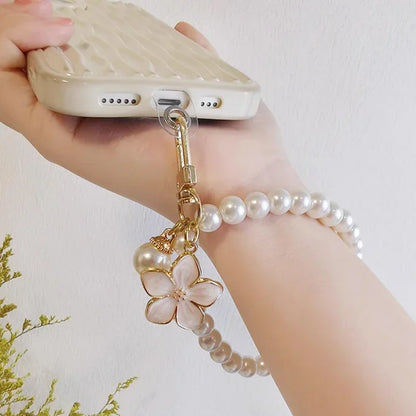 Vintage Flower Crystal Phone Strap &amp; Bag Ornament