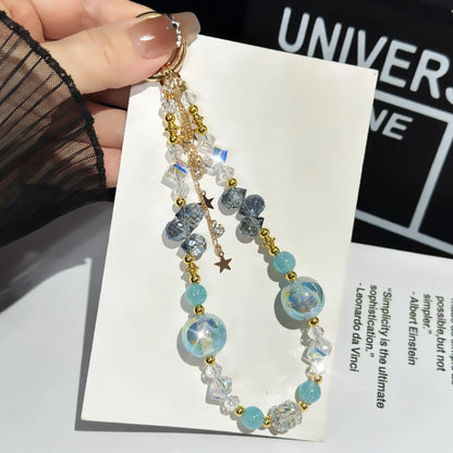 Light Luxury Crystal For Mobile Phone Chain Beaded
