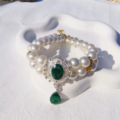 Pendant Wedding Costume Dog Cat Crystal Jewelry Accessories