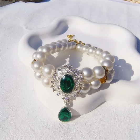 Pendant Wedding Costume Dog Cat Crystal Jewelry Accessories