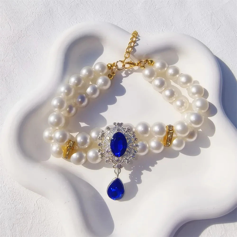 Pendant Wedding Costume Dog Cat Crystal Jewelry Accessories